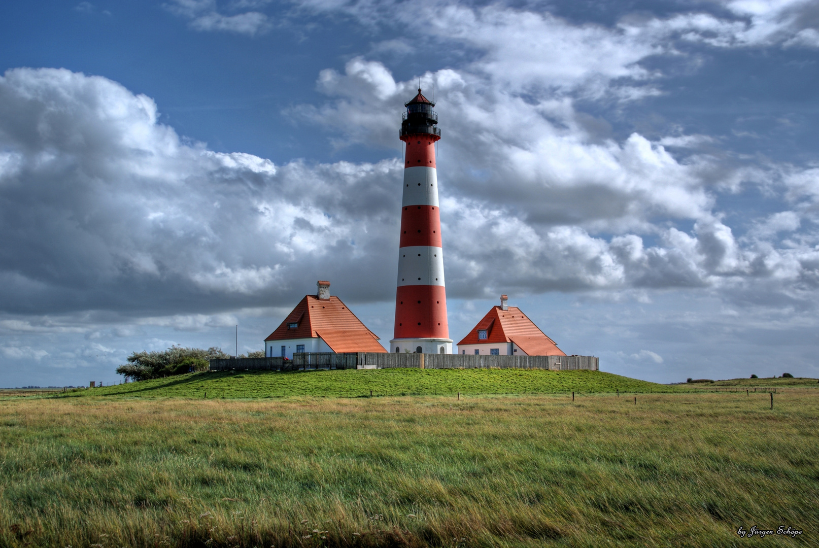 2 Westerhever Leuchtturm bei Sankt Peter Ording