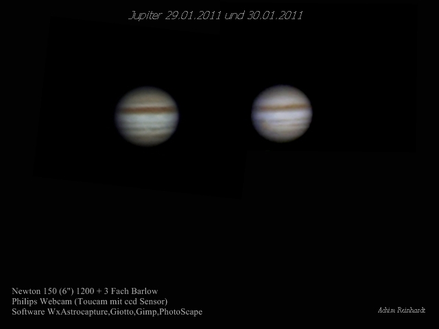 2 X Jupiter zum Abschied