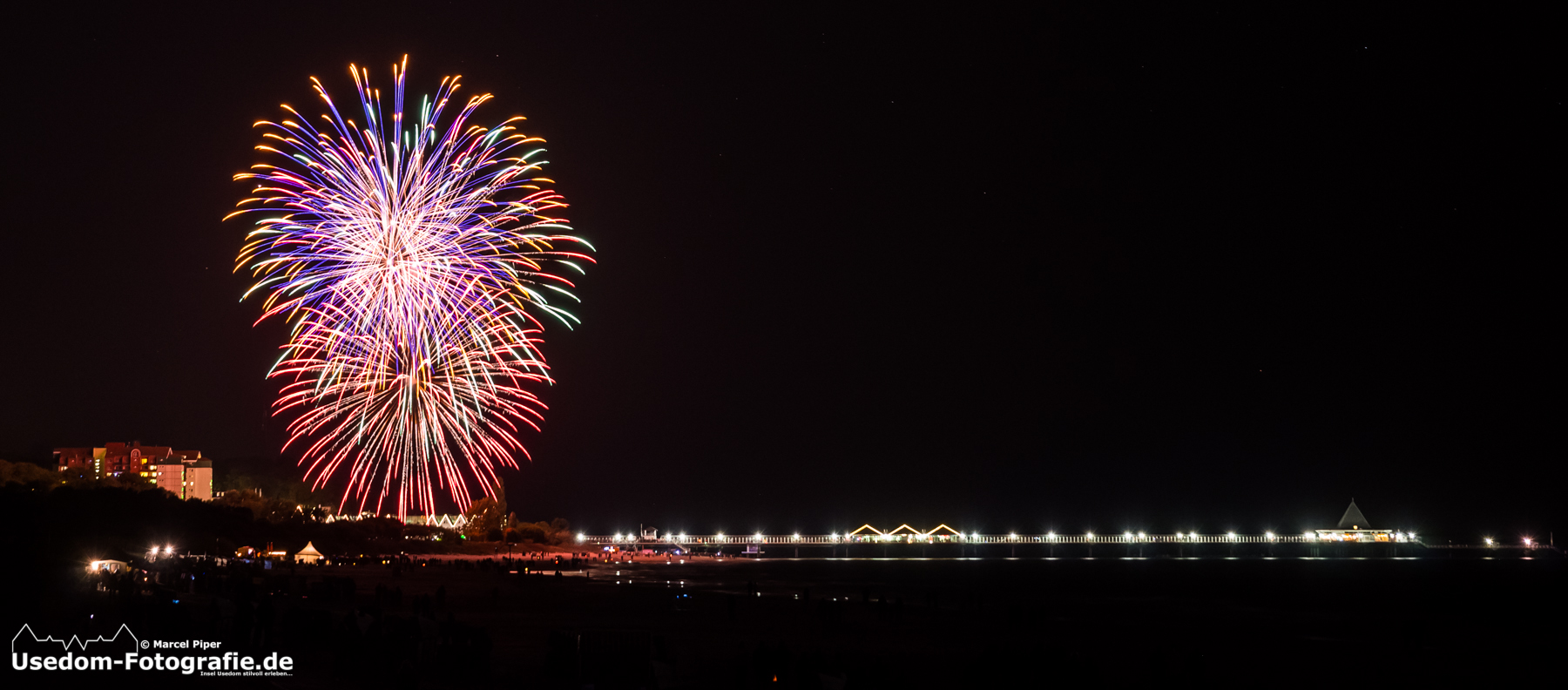 2. XXL Feuerwerk auf Usedom 03.10.2013