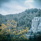 200 Gänse über Burg Eltz