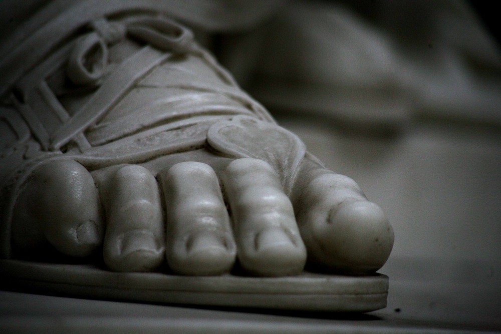 200-jähriges Fußmodel