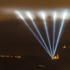 200 Jahre Rheinhessen - Lichtbrücke Bingen / Ockenheim