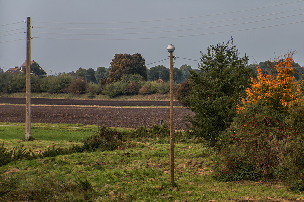 200 Kubikmeter Wasser(kopf) auf einem Telegrafenmast...