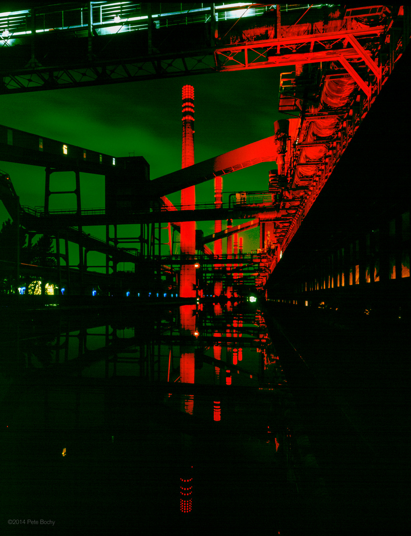 2000 05 Zollverein Kokerei bei Nacht