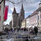 20050421  Durchblick am Markt in Ansbach  mit Erinnerungswert
