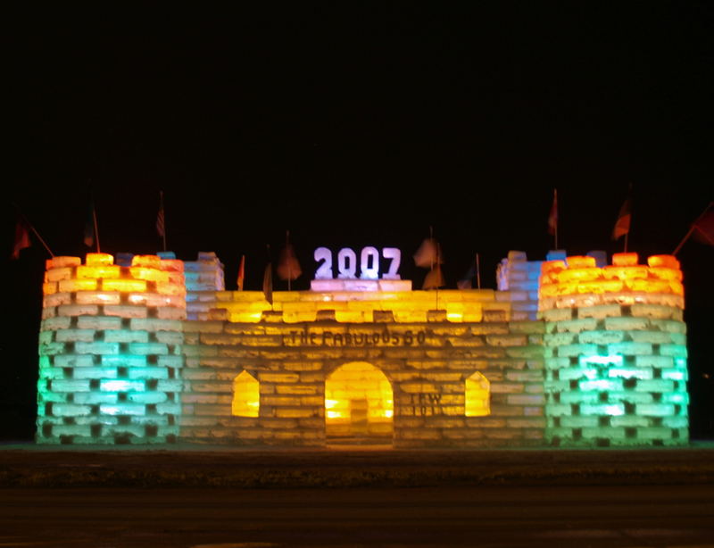 2007 Saranac Lake Winter Carnival Ice Palace