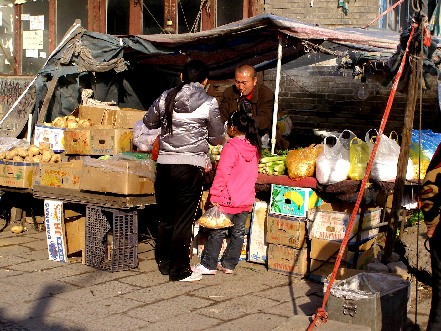 2009 Datong - Gemüsestand