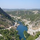 200m höhe in der türkei am Stausee