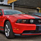 2011er Ford Mustang GT V8 black stripe