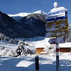 2012 Blick auf Zinols Bergün im Winter