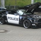 2012 Ford Mustang Treffen in der Classic-Stadt-Ffm - Clon POLICE FORD MUSTANG GT 500 -