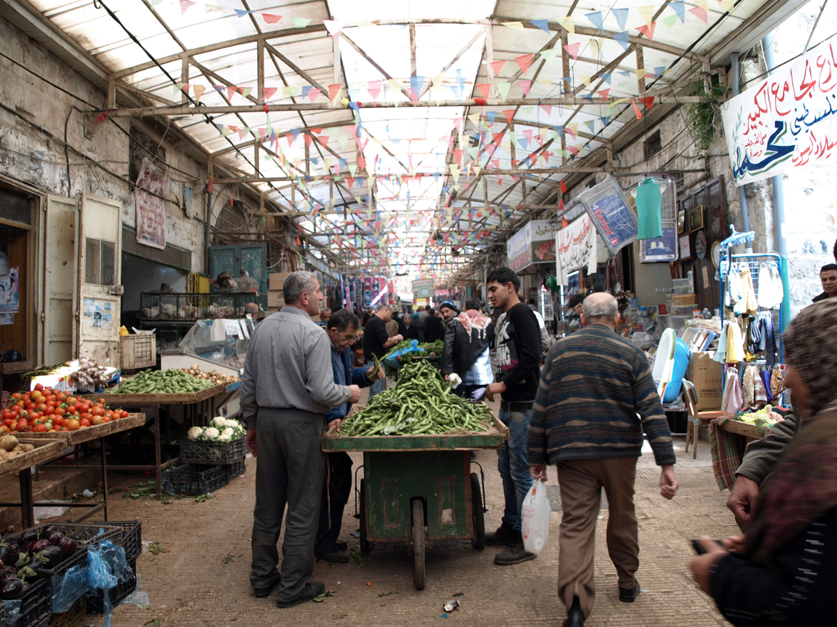 2012, Nablus. Markttreiben.