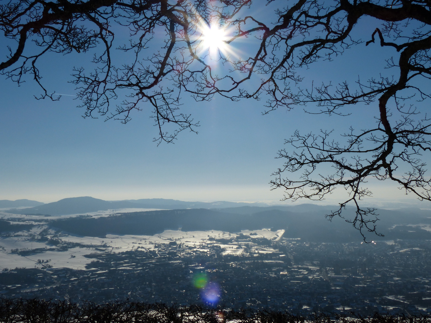 2013-03-04; Spaichingen; Ausblick an der Kirche auf dem Dreifaltigkeitsberg