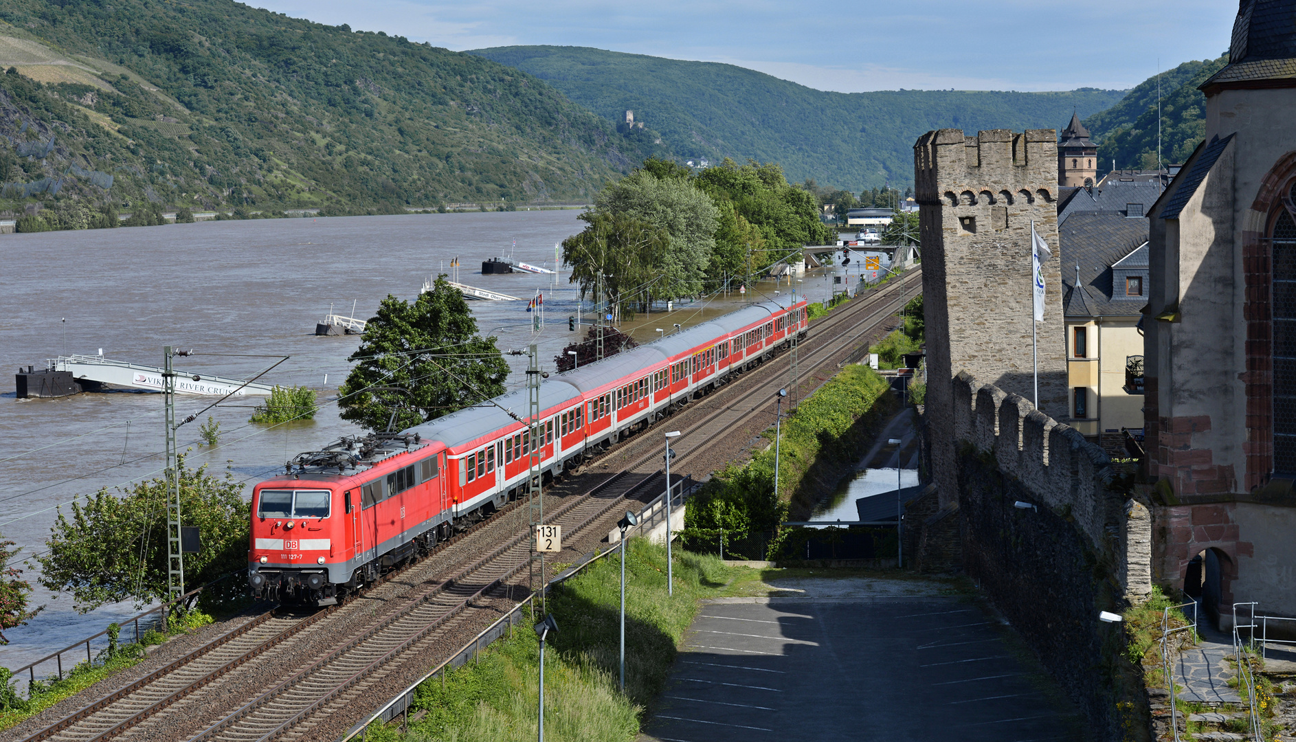 2013-06-03: Rheinhochwasser!