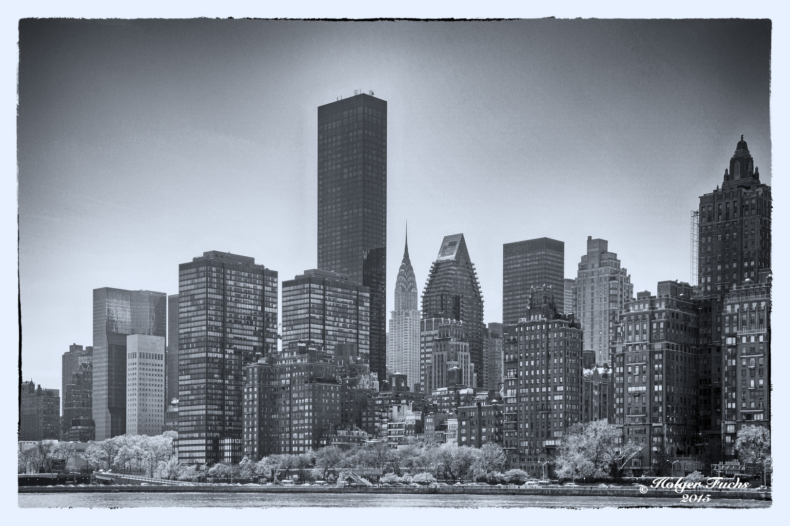 2013 Blick auf Manhattan vom Roosevelt Island