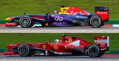 2013 Red Bull / Ferrari Unterschied