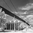 201305 Istanbul - Bosporus Brücke und Beylerbey Schlossgarten