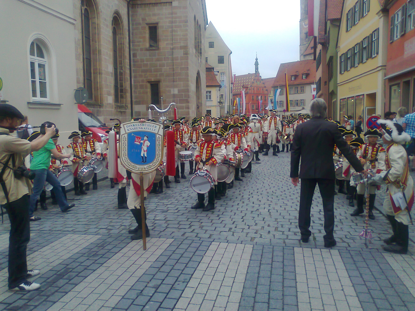 20140722 Wie dazumal:Kinderzeche mit  Dinkelssbühler Kabenkapelle 2014