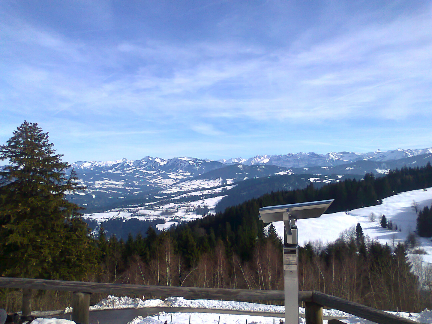 20150308  Blick in die Alpen vom Pfänderberg