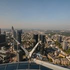 2016 Blick vom Maintower in Frankfurt Richtung Westend