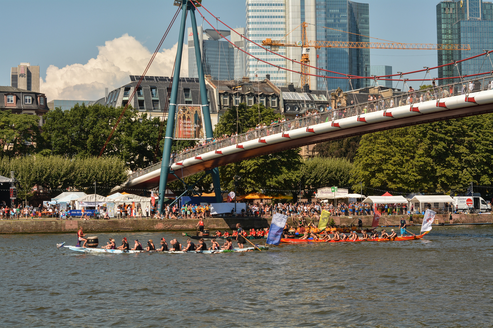 2016 Museumsuferfest in Frankfurt - Drachenbootrennen