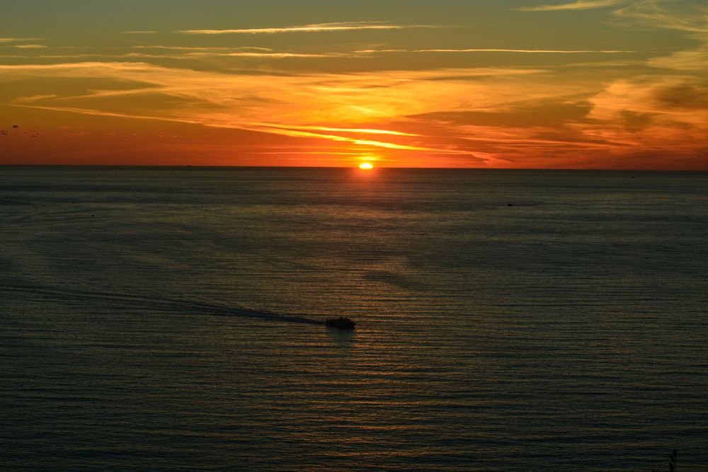 2016 Sonnenuntergang am Golf von Neapel