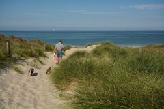 2016 Sylt - auf dem Weg zum Hundestrand