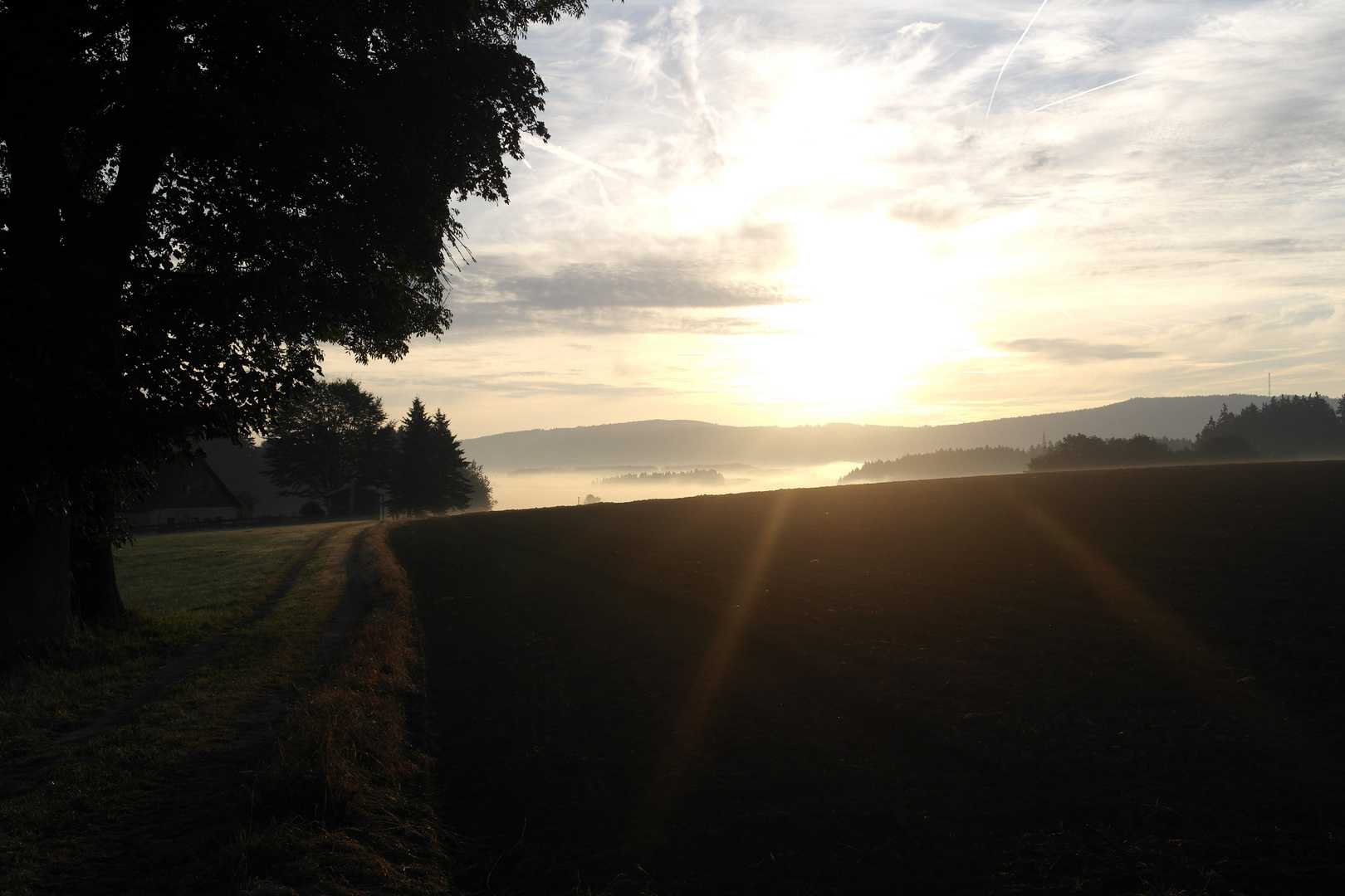 20160829   ARCHIV  :"l  Rauchender  Feldweg" durch Bodennenbe