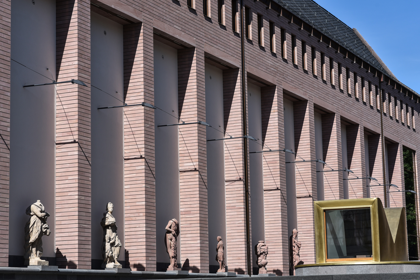 2017 Fassade des neuen Historischen Museums in Frankfurt