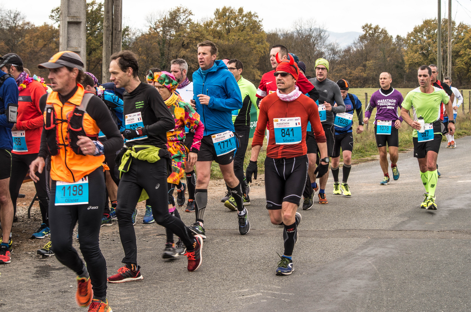 2017 marathon du Beaujolais - le marathon