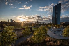 2017 Skaterpark im Hafenpark vor der EZB