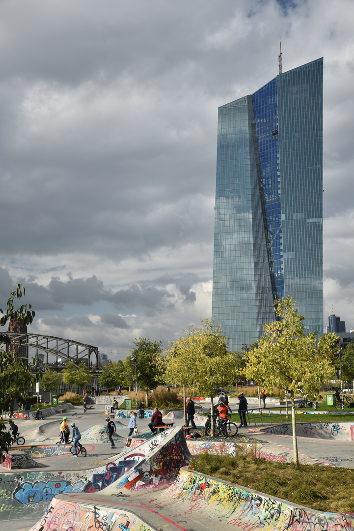 2017 Skaterpark im Ostend von Frankfurt