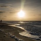 2017 Sonnenuntergang an einem Wintertag auf Sylt