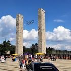 20170829 Donnerstag mit Durchblick :Berlin :Eingang Olympiastadiongelände : Eis geht immer