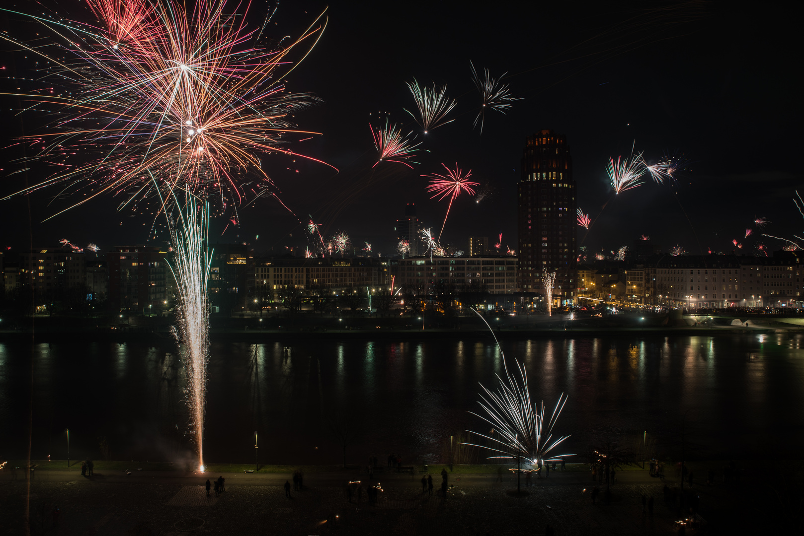 2017/2018 Silvesterfeuerwerk in Frankfurt am Main