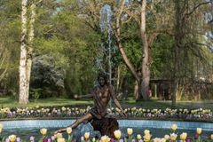 2018 Froschkönig-Brunnen im Schlosspark von Rotenburg an der Fulda