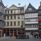 2018 Hühnermarkt mit Stoltzebrunnen in der neuen Frankfurter Altstadt