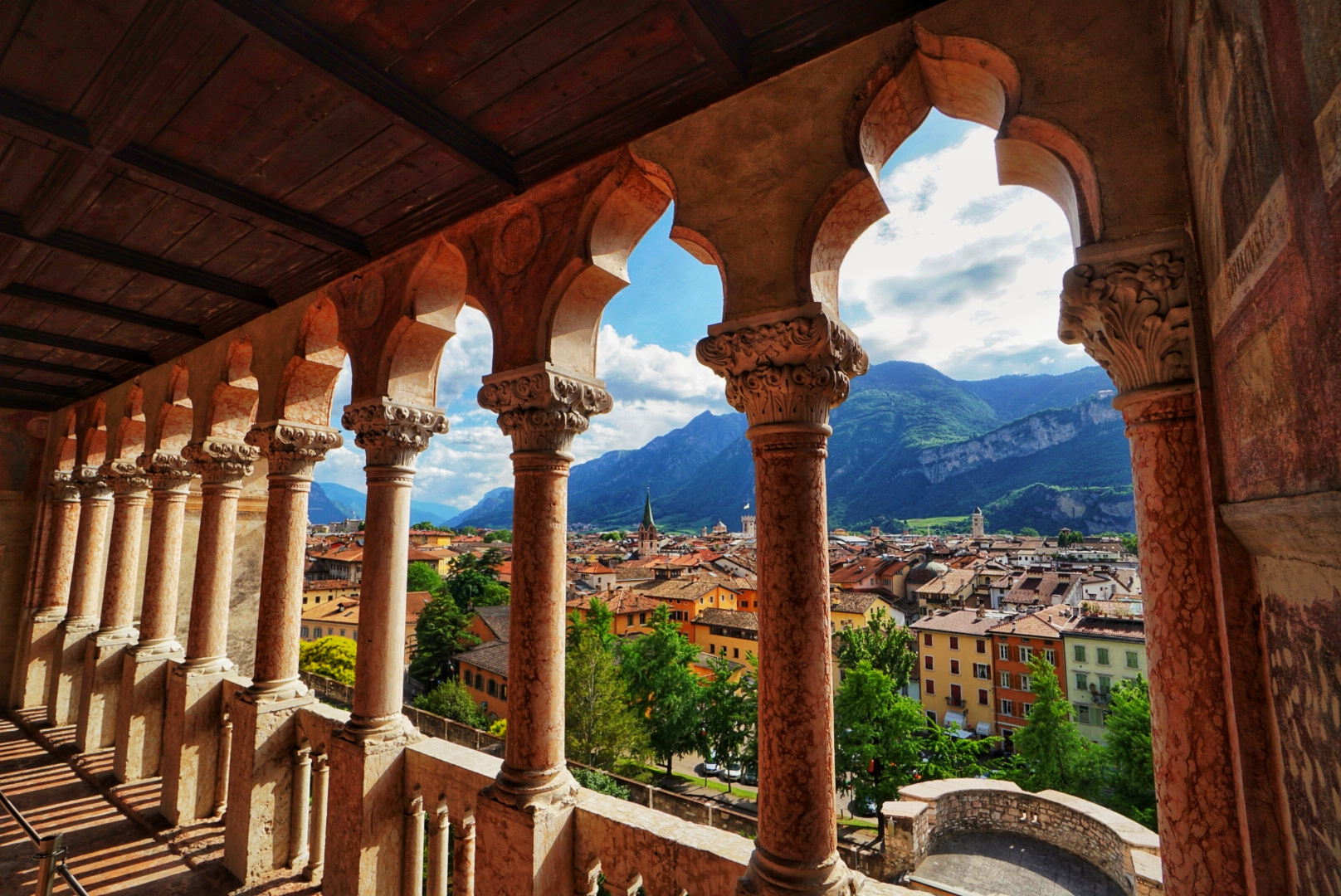 2018 | Loggia auf Burg Castello di Buonconsiglio in Trient Italien