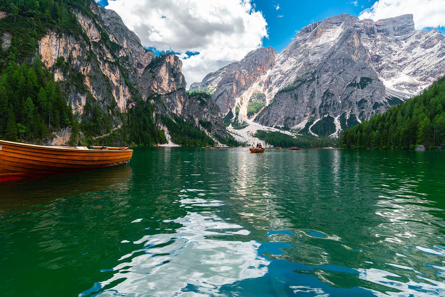 2018 | Pragser Wildsee mit Blick auf die Berge