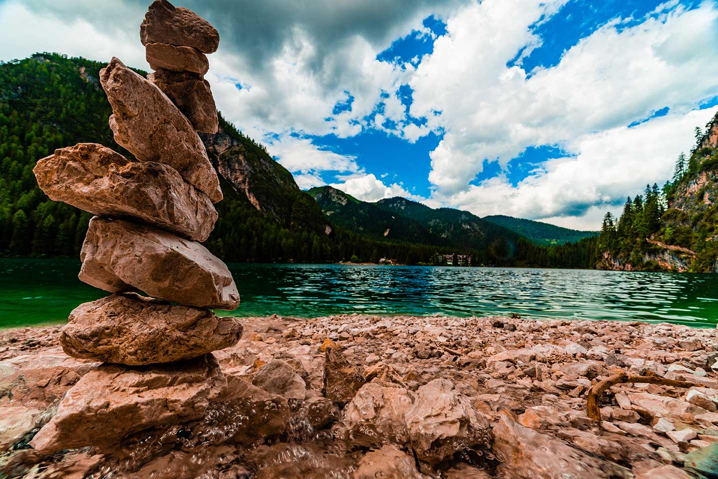 2018 | Pragser Wildsee - Steine ganz groß