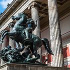 2018 Reiterstatue vor dem alten Museum in Berlin