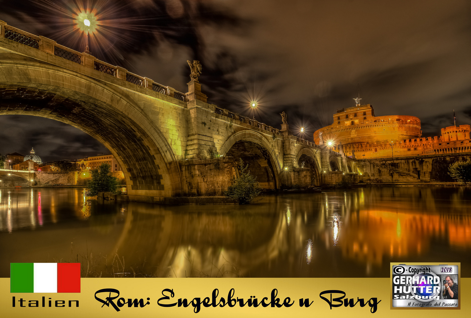 2018 Rom Engelsburg und Brücke