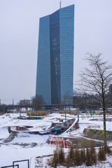 2018 Skaterbahn im Hafenpark nahe der EZB