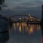 2018 Skyline von Frankfurt bei Nacht 