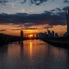 2018 Sonnenuntergang über der Stadt 