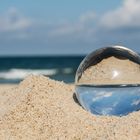 2018 Strand in Westerland auf Sylt mit Lensball