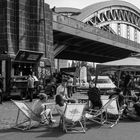 2019 Leben unter der Honsellbrücke in Frankfurt