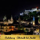 2019 Salzburg - Altstadt bei Nacht