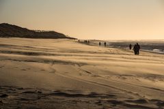 2019 Sandsturm am Strand von Westerland 