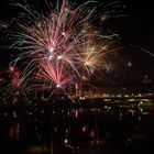 2019 Silvesterfeuerwerk an der Weseler Werft in Frankfurt